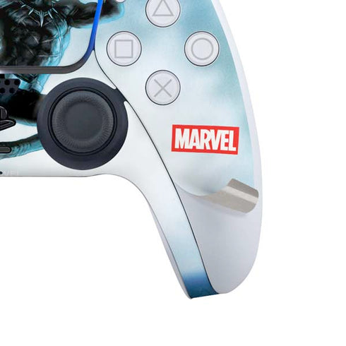 Marvel Black Panther Jumping Through Air PS5 Controller Skin